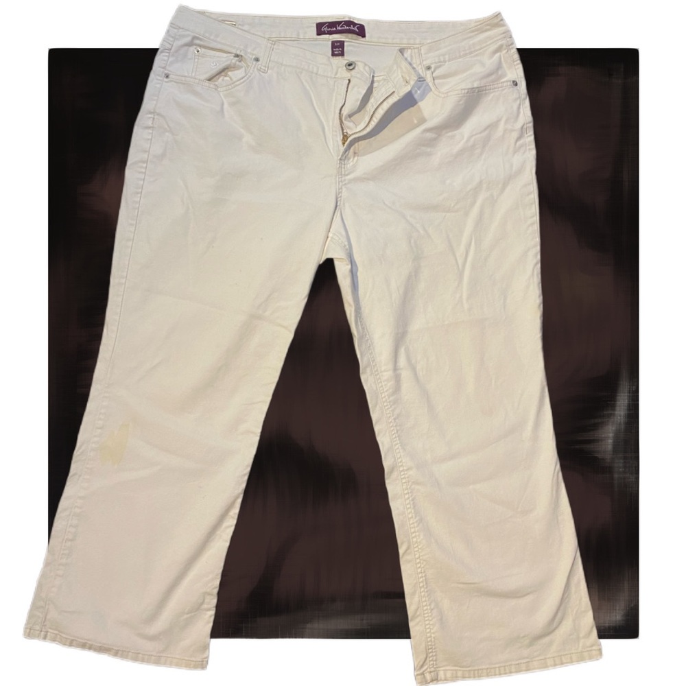 Gloria Vanderbilt White DENIM Jeans